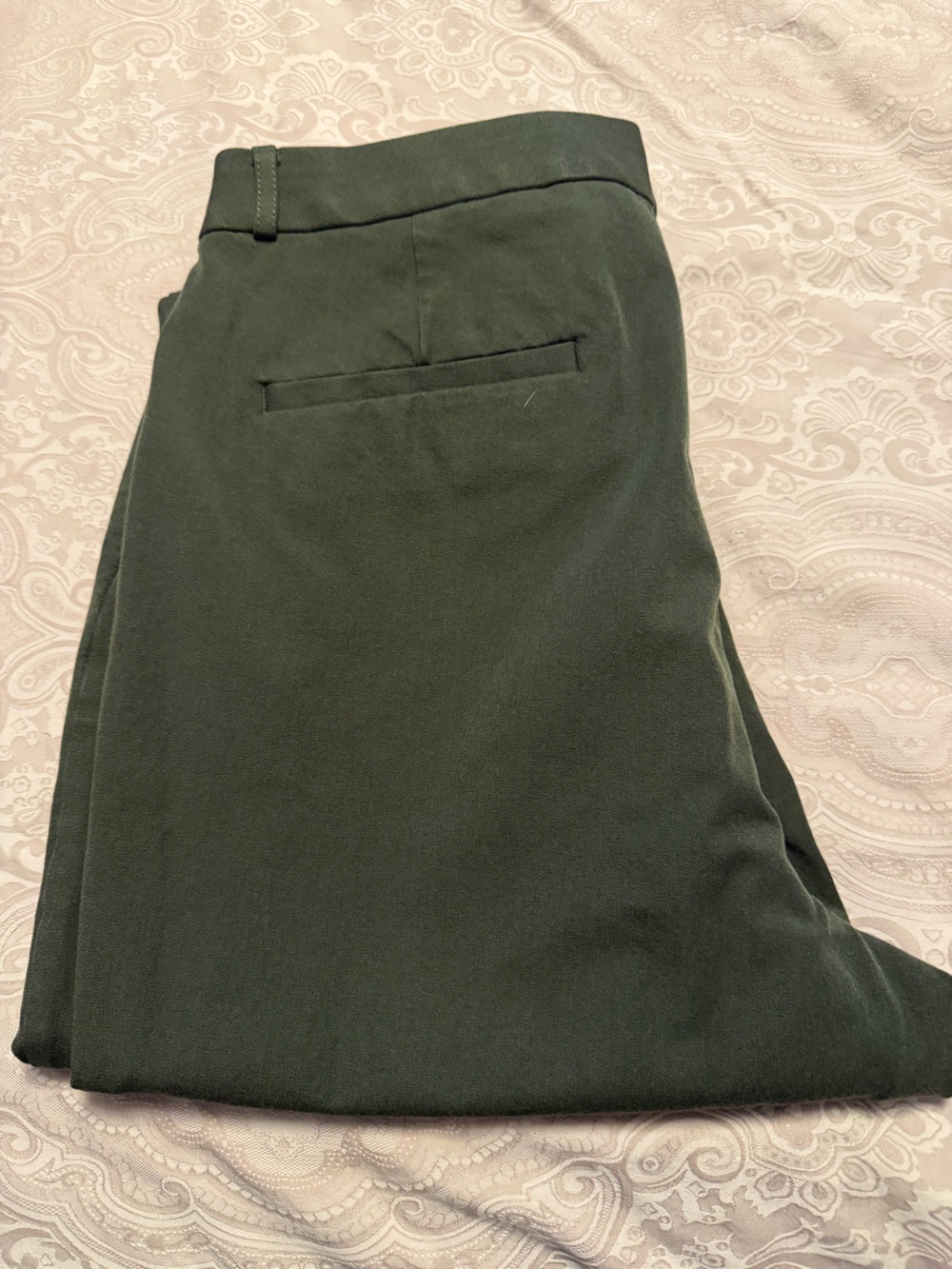Banana Republic Olive Green High waisted Sloan — Sz16 - Picture 3 of 3